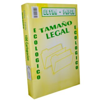 FOLDER MANILA TAG ULTRAPAPER ECOLOGICO T/LEGAL (C/100)