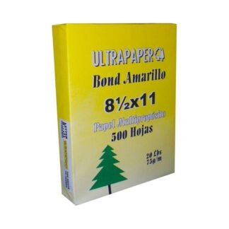 BOND AMARILLO ULTRAPAPER 20LB 8.5"X11" (500H)