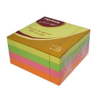 NOTAS ADHESIVAS 05-565439 FORCE FC-SN33CASS (3"X3") (400H-4C) NEON SURTIDAS