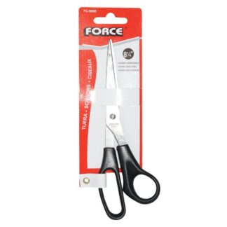 TIJERA FORCE FC-6608 (8-1/4") MANGO PLASTICO NEGRO