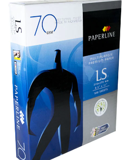 PAPEL MULTIPROPOSITO PAPERLINE LS (70G) 8.5"X11" (98%) (500H)