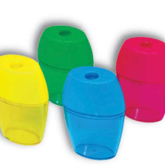 SACAPUNTA PLASTICO FORCE FC-KB8105 CON RECIPIENTE (UND) (E)